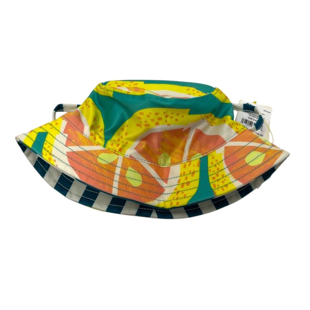 Tea Collection Reversible Baby Sun Hat 0-6 Mos UPF 40 NWT